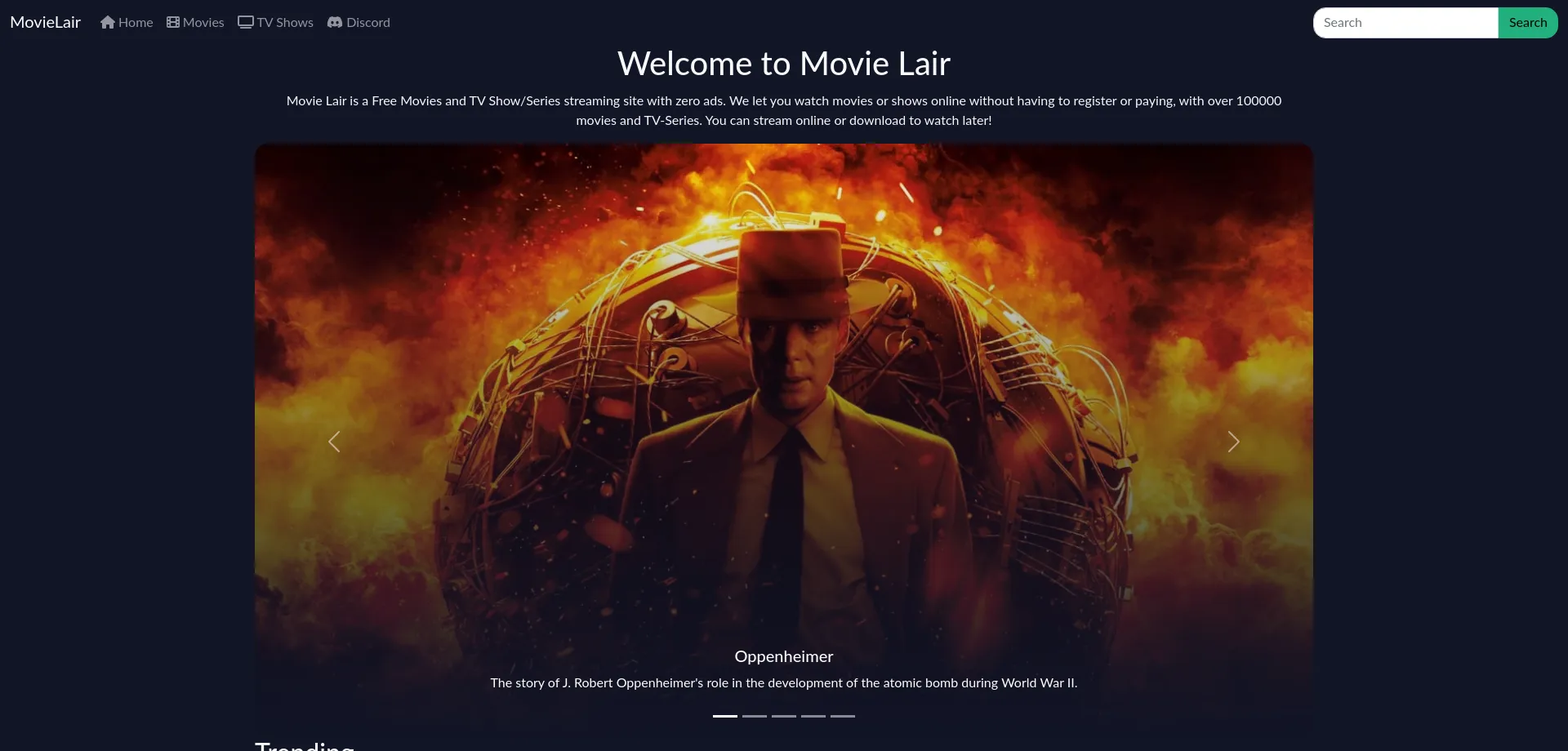 Movielair free streaming platform - watch HD movies online